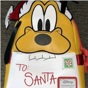 Pluto Christmas loungefly backpack